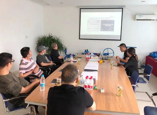 北京建工集團 兆家物業管理有限責任公司華威聯建供熱廠領導到河北同力閥門考察指導